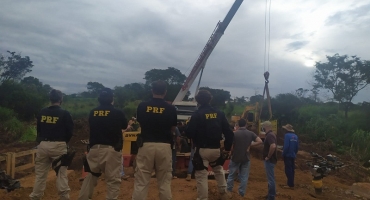 Obra de recuperação da BR-365 na Ponte dos Vieiras deve ser concluída até sexta-feira (23/02) 