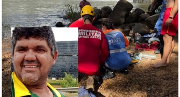 Homem de Lagoa Formosa morre afogado em cachoeira no município de Uberlândia 