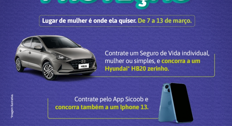 Sicoob Credipatos lança promoção de Seguro de Vida em comemoração ao Dia da Mulher