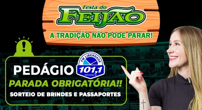 Produção da Festa do Feijão realiza pedágio em Patos de Minas e Lagoa Formosa no próximo final de semana