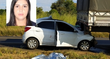 Mulher de 31 anos morre em  acidente na BR-365 em Patrocínio