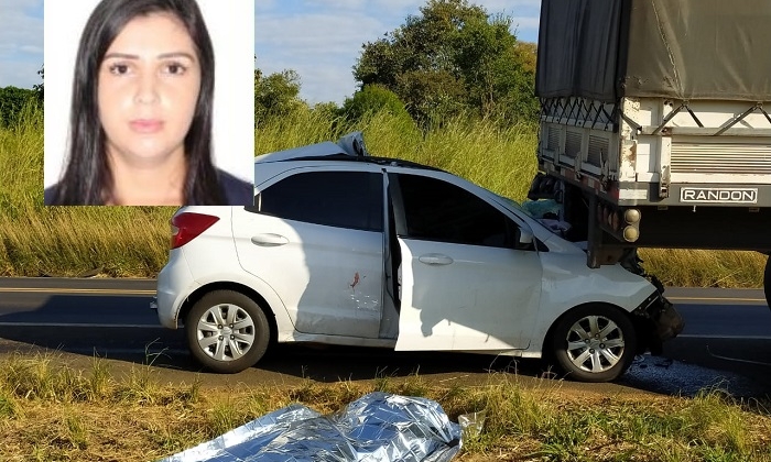 Mulher de 31 anos morre em  acidente na BR-365 em Patrocínio