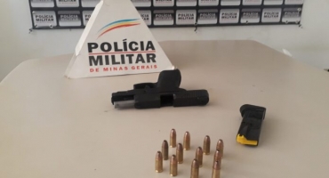 Carmo do Paranaíba: jovem pega pistola de irmão e acaba preso por porte ilegal de arma de fogo