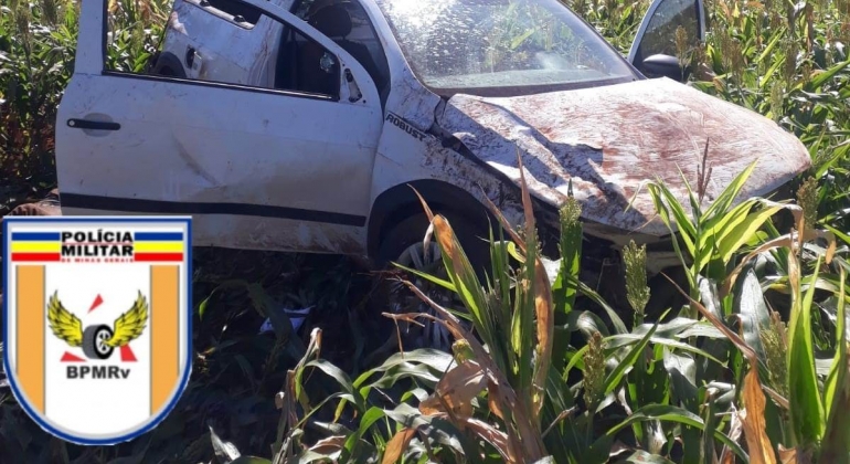 Motorista de 38 anos morre em capotamento na MGC-352 no município de Tiros 