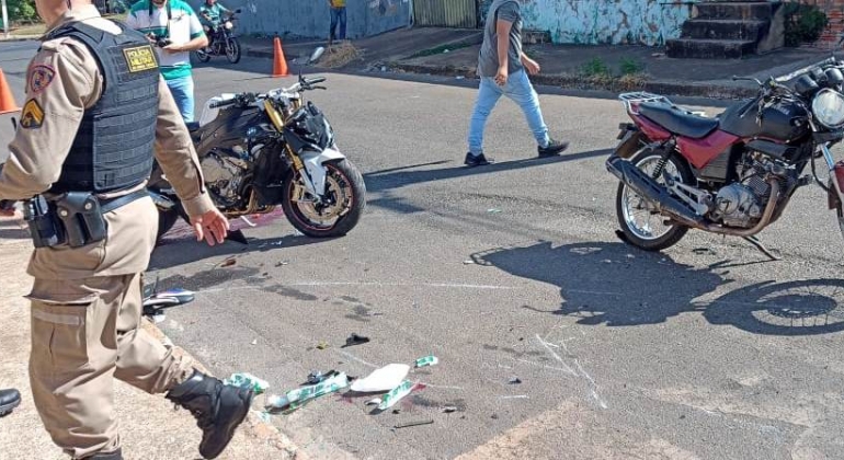 Acidente em Patos de Minas envolvendo duas motocicletas mata homem de 34 anos 