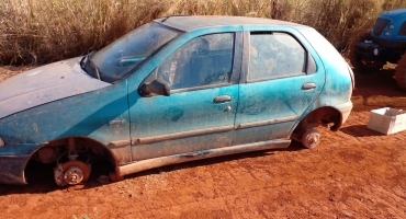 Ladrões armados invadem pesque-pague em Lagoa Formosa e roubam carro, arma e outros materiais 