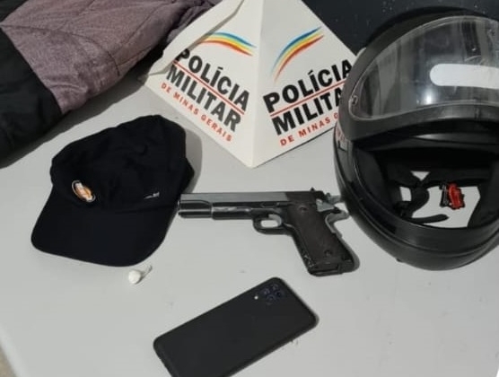 Suspeito de assaltar barbearia na cidade de Patos de Minas é preso pela Polícia Militar 