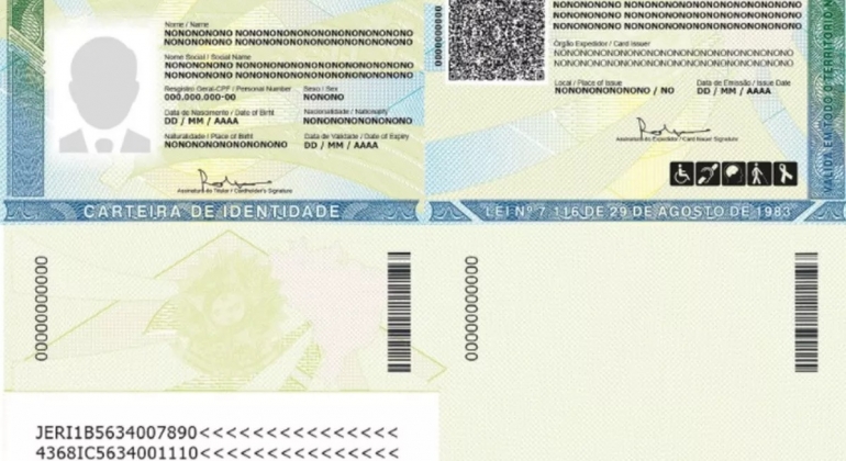 Emissão da nova carteira de identidade tem início na próxima semana em alguns estados