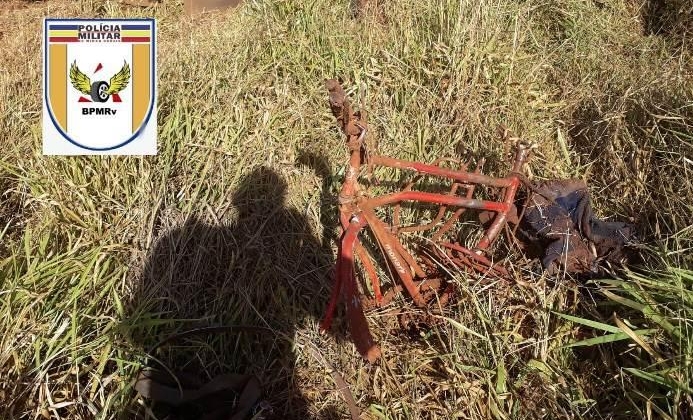 Ciclista morre ao ser atropelado por motorista de caminhão com sintomas de embriaguez na LMG-737 em Guimarânia 