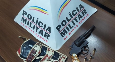 Polícia Militar de Carmo do Paranaíba apreende arma usada por homem para ameaçar ex-esposa