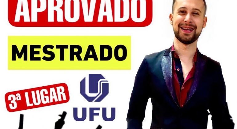 Coordenador da Uninter Patos de Minas é aprovado em 3ª lugar em mestrado na UFU
