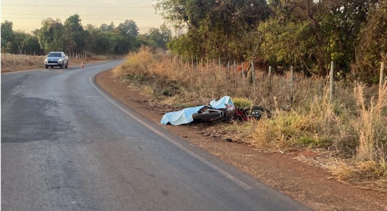 Lagoa Formosa: motociclista morre na estrada vicinal que liga Lagoa Formosa ao Distrito de Limeira