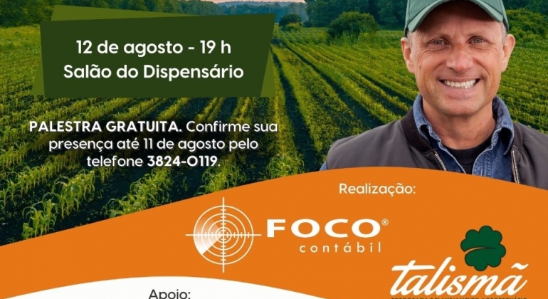 Foco Contábil e Talismã Topografia realizam nesta sexta (12) em Lagoa Formosa palestra para o Produtor Rural