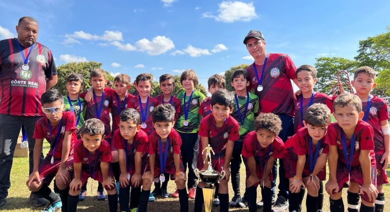 Escolinha de Futebol do Santa Cruz de Lagoa Formosa disputa todas as finais da Copa Regional Petiz 