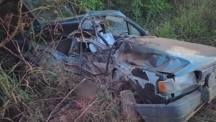 Condutora de 70 anos morre em acidente na MG-230 em Rio Paranaíba