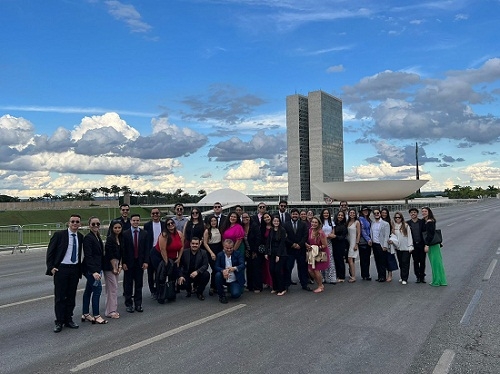 Estudantes de Direito de Patos de Minas visitam Tribunais Superiores e órgãos máximos do país