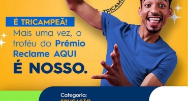 Centro Universitário Uninter é tricampeão vencedor da categoria Educação do prêmio Reclame Aqui