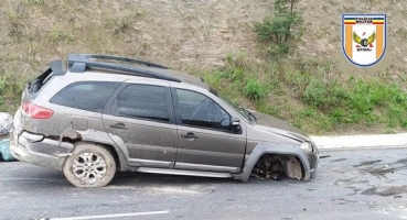 Motorista sofre acidente ao tenta reduzir velocidade de carro após visualizar radar fixo na BR-146 em Serra do Salitre