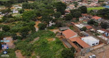 Patos de Minas já tem 15 desalojados e 6 desabrigados devido à enchente do Rio Paranaíba