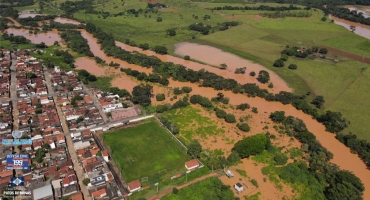 Já são 57 desalojados e 11 desabrigados devido à enchente do Rio Paranaíba em Patos de Minas