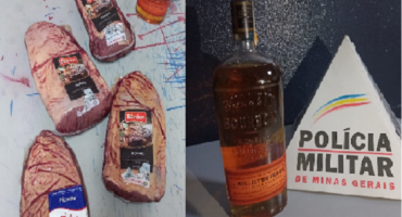 Mulher é presa furtando picanha e whisky em hipermercado na Avenida Marabá, em Patos de Minas