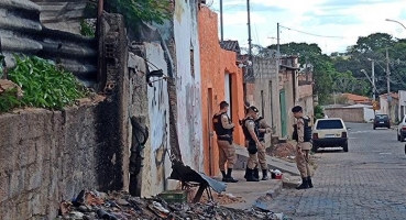 Polícia Militar realiza operação no Bairro Nossa Senhora Aparecida em Patos de Minas e um suspeito acaba ferido 