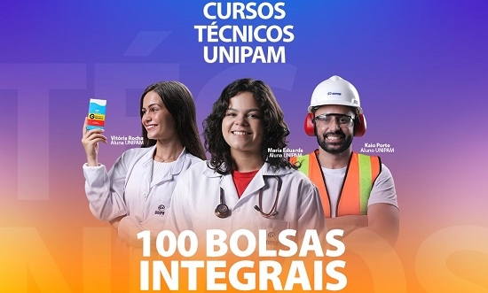 Colégio Universitário UNIPAM abre inscrições para concorrer a bolsas de estudos de cursos técnicos em abril