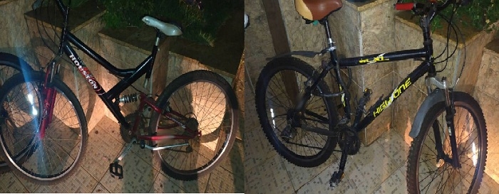 Homem furta bicicletas e capacete após arrombar portão de garagem em Patos de Minas