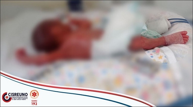 Patos de Minas - SAMU atende ocorrência em que mulher deu a luz a bebê prematuro; recém-nascido estava com ausência de pulso e respiração