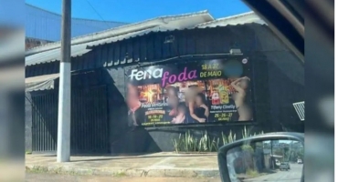 Boate é notificada por suposto banner pornográfico em Patos de Minas