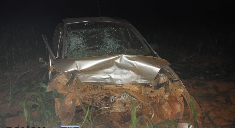 Uma pessoa morre e outra fica gravemente ferida em acidente na MG-188 em Coromandel