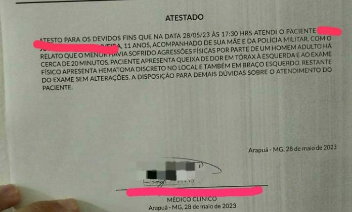 Arapuá – Criança de 11 anos é agredida por adulto; Conselho Tutelar e Polícia Militar são acionados