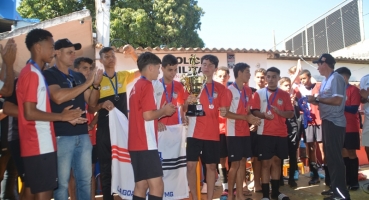 Equipe Sub-15 da Escolinha da Prefeitura de Lagoa Formosa é vice-campeã da Copa Regional Mirim da Liga Patense