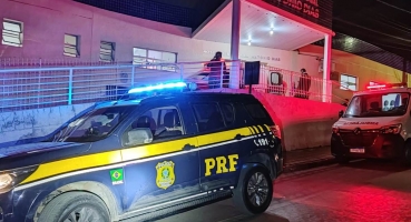 Polícia Rodovia Federal socorre criança com princípio de parada cardíaca para o Hospital Regional de Patos de Minas