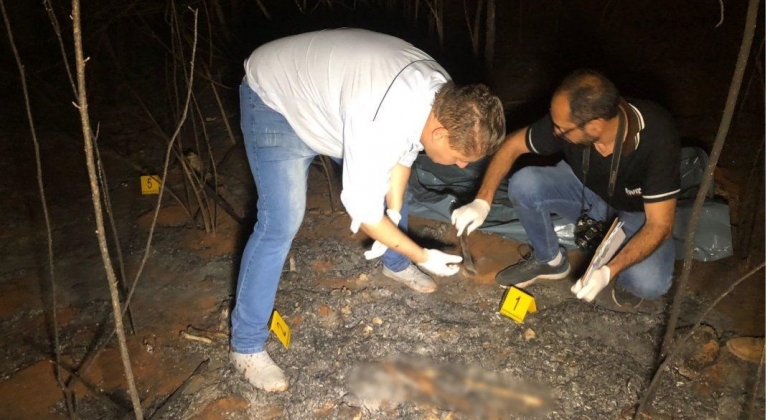 Ossada humana é encontrada em área incendiada na Mata do Catingueiro em Patos de Minas 