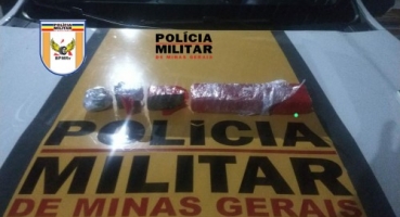 Polícia Militar Rodoviária apreende drogas e prende suspeito de tráfico na MGC-354, em Presidente Olegário