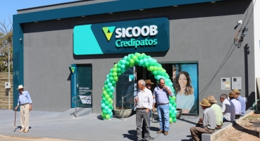 Moderna e Confortável: Sicoob Credipatos reinaugura a sua Agência no Distrito de Areado