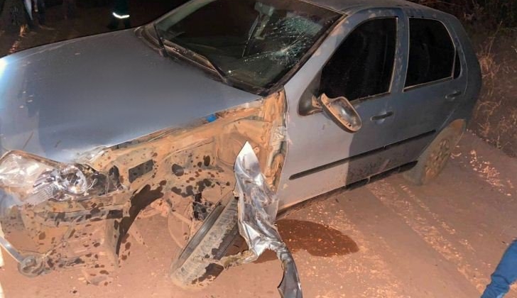 Patos de Minas - Acidente na estrada de Pilar deixa motoqueiro gravemente ferido