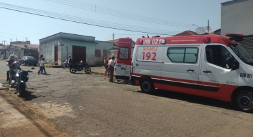 Carmo do Paranaíba – Motociclista tem fratura exposta em acidente no bairro Lagoinha