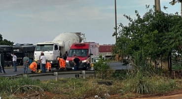 Patos de Minas - Homem de 44 anos é atropelado por caminhão na BR-365