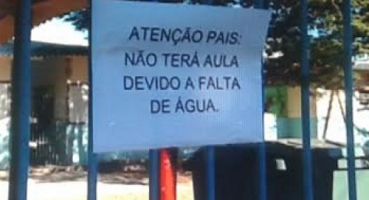 Falta de abastecimento de água em Patos de Minas faz escolas suspenderem as aulas nesta sexta-feira (6/10)