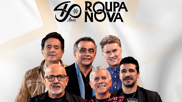 Show 40 anos de história com Roupa Nova acontece no dia 20 de outubro em Patos de Minas 