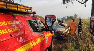 Funcionário de empresa da cidade de Lagoa Formosa morre em acidente na BR-365