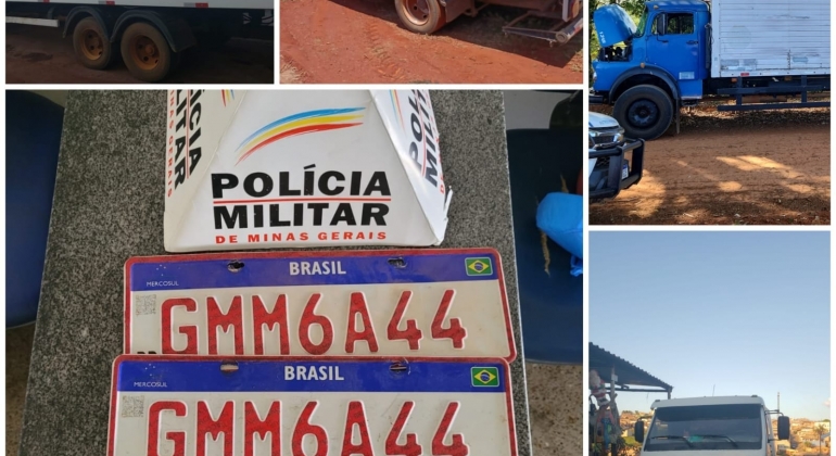 São Gotardo e Rio Paranaíba - Polícia Militar recupera automóvel furtado e apreende veículos com sinais de adulteração