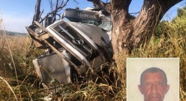 Caminhoneiro de 63 anos morre em acidente na MGC-354, em Patos de Minas