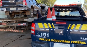 Caminhonete furtada no município de Lagoa Formosa é recuperada pela Polícia Rodoviária Federal