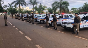 Polícia Militar realiza lançamento da Operação Força Total em Patos de Minas