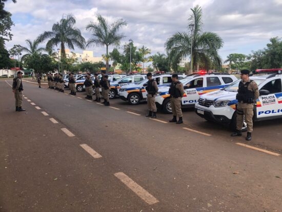 Polícia Militar realiza lançamento da Operação Força Total em Patos de Minas