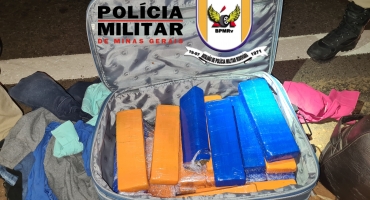 Polícia Militar Rodoviária apreende grande quantidade de droga que era transportada de Uberlândia para Paracatu 