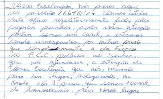 Detento assassinado dentro de cela no Complexo Penitenciário de Carmo do Paranaíba pediu ajuda ao Ministério Público